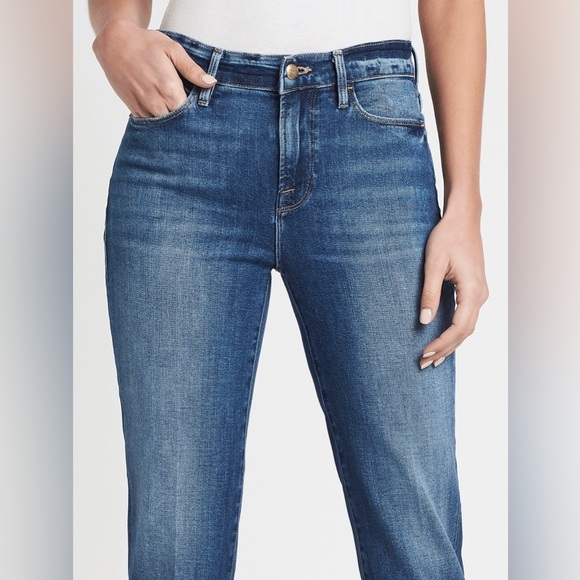 Frame Denim Le Nouveau Straight Jean in Jessie High Rise Size 26 - Picture 2 of 14